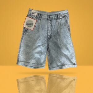 NWT Vintage 90s UNLEADED Deadstock Denim Jorts | Men's 36 | Light Wash Baggy